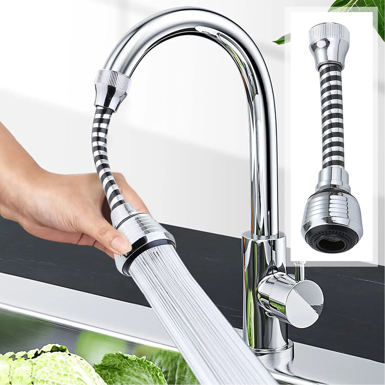 0550 Tap Spray Head Kitchen Faucet Extender Universal Faucet Spray Head Adapter Faucet Sprayer Attachment Jaywayne Kitchen Faucet Sprayer Movable Kitchen Faucet Head 360° Rotatable Anti -Splash Tap Water Saving Faucet for Kitchen (1 Pc) 0550 Tap Spray Head Kitchen Faucet Extender Universal Faucet Spray Head Adapter Faucet Sprayer Attachment Jaywayne Kitchen Faucet Sprayer Movable Kitchen Faucet Head 360° Rotatable Anti -Splash Tap Water Saving Faucet for Kitchen (1 Pc)